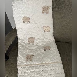 Pottery Barn Kids Baby Quilt - Sheep Pattern